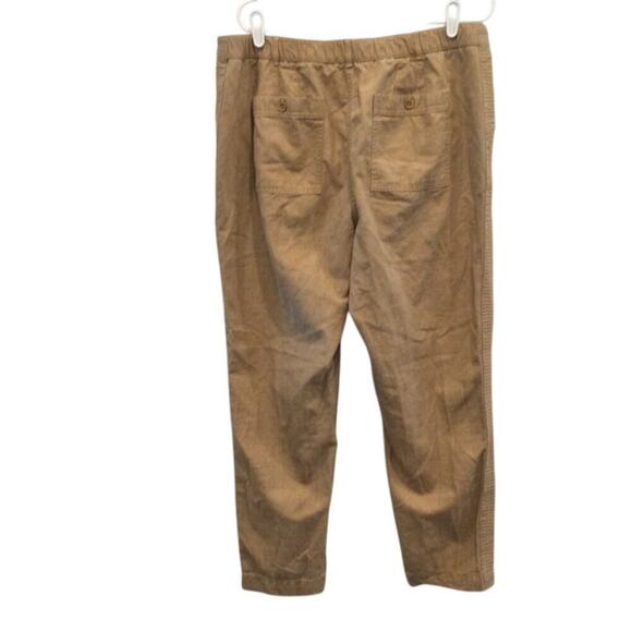 Talbots Slim Cargo Pant Womens 16 Khaki Beige Elastic Waist Classic Preppy Work - Picture 4 of 7